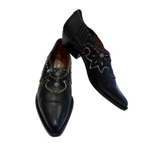 Andre Assous Women’s Shoes Western Black Western Stitching Sz 8 EUC